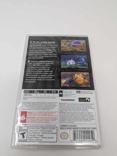 Destroy All Humans! (Nintendo Switch, 2021) Game And Case - Picture 2 of 6