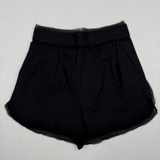 Dsquared2 Shorts Womens 40 Black Pleated Hot Shorts Made In Italy 2 Inseam