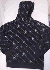 Calvin Klein Boys Black Hoodie Pullover Size 7 Long Sleeves With Pocket
