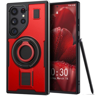 For Samsung Galaxy S24 ULTRA / S24 FE 5G Rugged Hybrid Case Cover Ring Kickstand