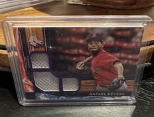 2022 Topps Tribute - Dual Relic #DR2-DB Devers Bogaerts Red Sox