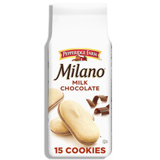 Pepperidge Farm Milano Milk Chocolate Cookies, 6 OZ Bag 15 Cookies