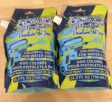 Mezzimatic Goblies Play Paint Colorful Goo For Water Guns 25.3 FL Oz Lot Of 2