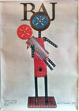 Enrico Baj. Maternità. Poster Galleria Vittoria, Roma 1974