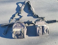 CLC Work Gear Tool Belt Combo with Suspenders and Tool Pouch