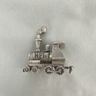 Miami Dolphins NFL Silver Tone Train Lapel Pin Set Helmet Locomotive Coach Car — photo 2