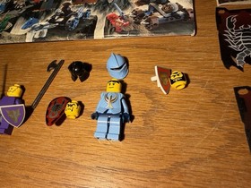 INCOMPLETE LEGO SETS Knights' Kingdom 8877 Vladek's Dark Fortress 8874 Minifigs