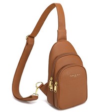 Crossbody Sling Bags Fanny Packs Vegan Leather Purses Small Cross body Bag fo...