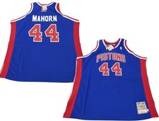 New 1988-89 Rick Mahorn #44 Pistons Mens Mitchell & Ness Authentic Jersey $250