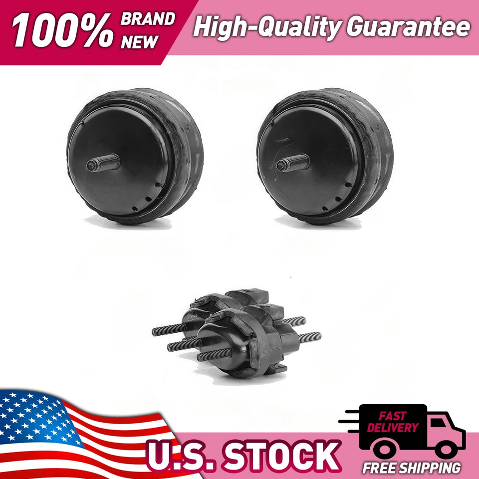 Engine Motor Mount Kit for Chevrolet Corvette 2005 2006 2007 6.0L V8 - Image 3 of 4