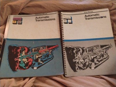 Automatic Transmissions DIY BOOKS HELP Classroom SHOP Manual BOTH repair Vintage