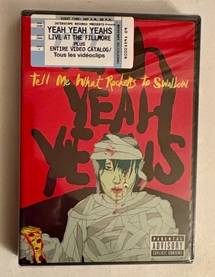 Yeah Yeah Yeahs Tell Me What Rockers To Swallow DVD 2004 Live Fillmore NEW!!!