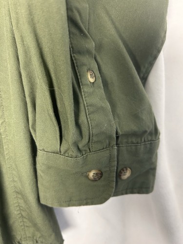 Boyt Harness Khaki Shirt Shooter Style Long Sleeve Quilted Shoulder Epaulets Lg. - Bild 3 von 10