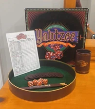 Yahtzee 40th Anniversary Collectors Edition 1995 Complete Set W/ Original Pieces