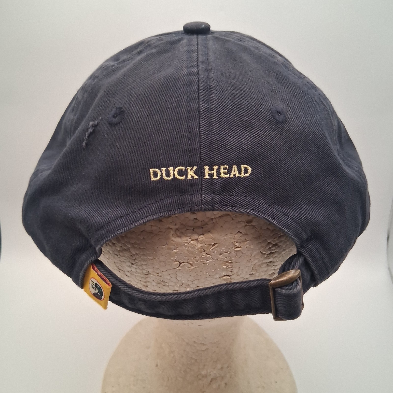 Duck Head Patch Hat Cap Strap Back Blue White Scr… - image 14