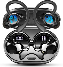 2026 Cuffie Bluetooth 5.4 Sport, Auricolari Bluetooth Con 3D Bass Stereo, 50 Ore