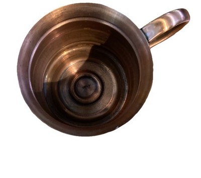 新品　Gregorian Copper灰皿　銅製 Gregorian Copper Mug Barrel Shape with Handle Vintage Metalware