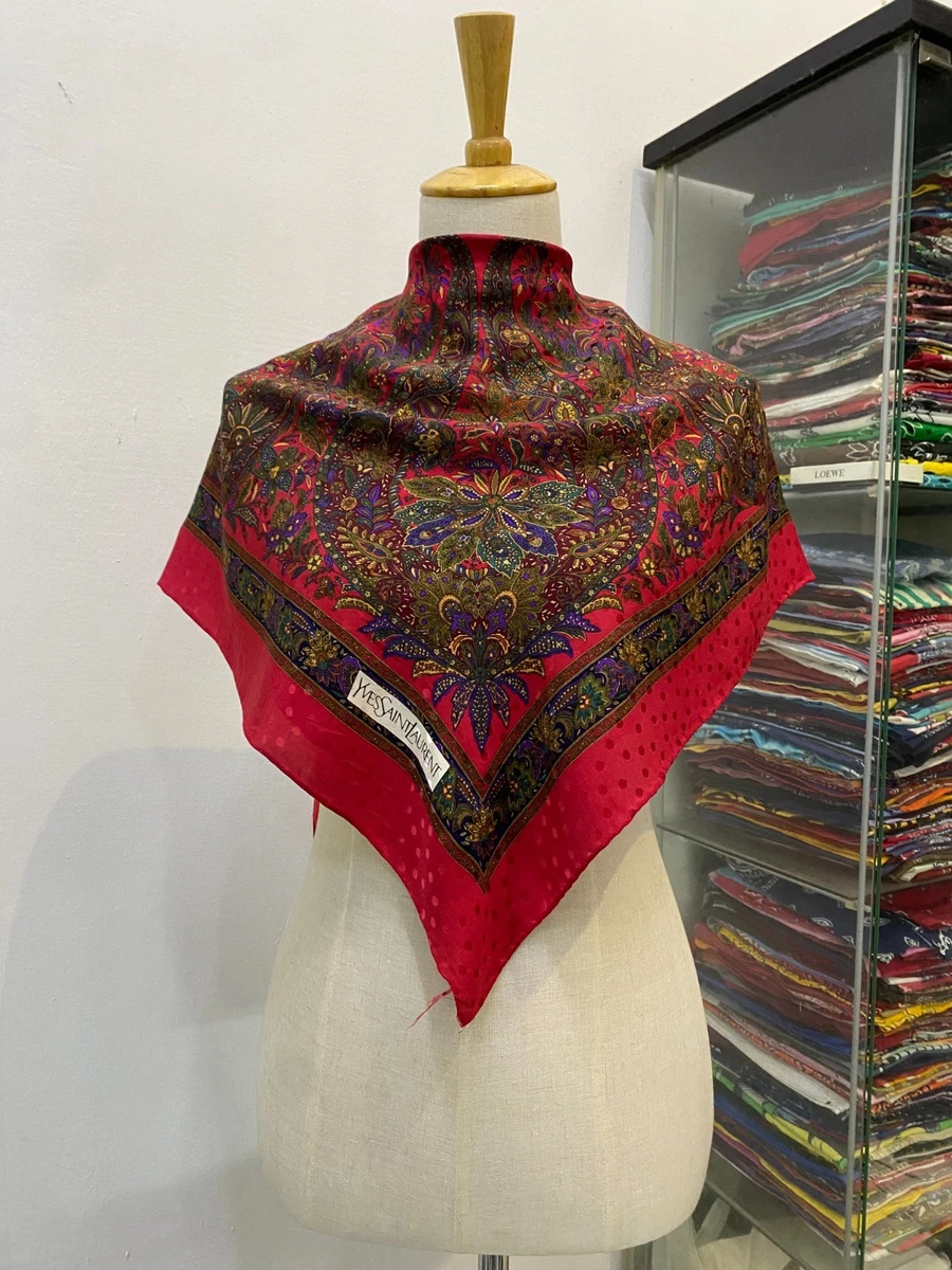 Saint Laurent with Vintage Scarves & Wraps for Women for sale | eBay