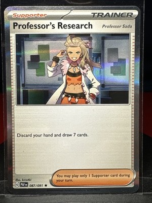 Professor's Research 087/091 SV: Paldean Fates Holo