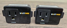 LOT OF 2 WATTBOX Surge Protector Wall Tap | 1 Outlet A5