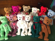 lot of 12 Ty Beanie Baby mixed Bears 3
