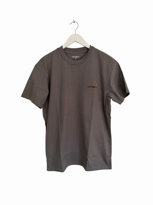 Carhartt WIP Grey T Shirt S/S American Script UVP 35£ Size S Cotton
