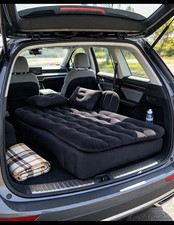 Black PVC Car Air Mattress Air Bed Single 135 x 70cm Portable, Pump Included