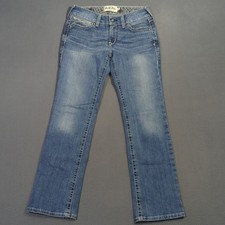 Ariat Jeans Women's 29S Blue R.E.A.L. Straight Leg Western Denim Cowgirl Rodeo