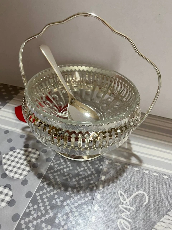 "The Windsor Range" - Zuccheriera in stile classico - Placcato Argento Anni '70 - Immagine 2 di 4