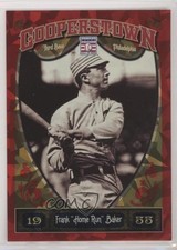 2013 Cooperstown Collection Red Crystal Shard /399 Home Run Baker Frank HOF 5ta