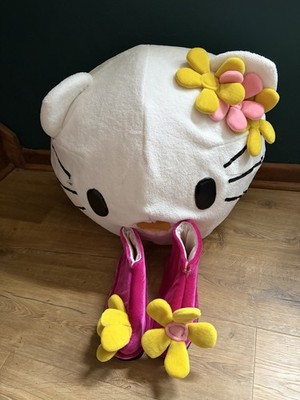 Hello Kitty Kostüm Verkleidung Maskottchen Figur