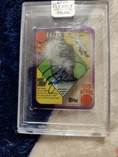 2020 Topps Clearly Authentic Barry Larkin #51A-BL /10 Mini Auto Purple