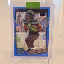 Panini 2023 Clearly Donruss Zach Charbonnet #91 Rated Rookie /99 Seahawks NFL