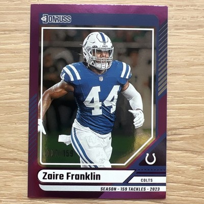 2024 Panini Donruss - Zaire Franklin #257 Season Stat Line /159