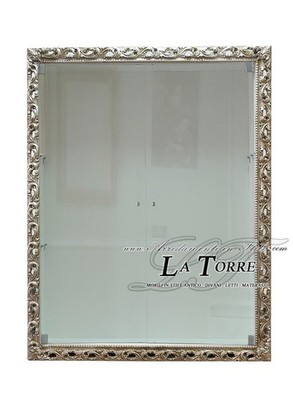 Wandhängeschaufenster mit Glastüren Barockstil Lochrahmen Port