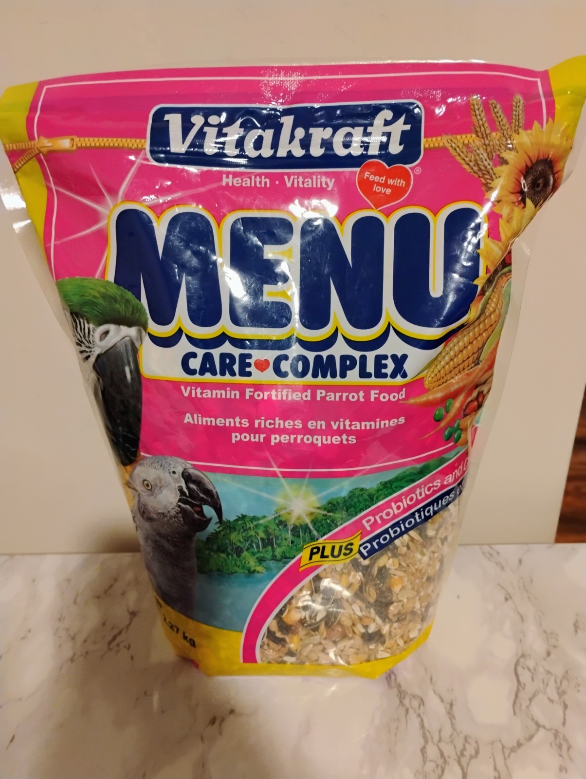 - Vitamin-fortified 5 Lb For Large Birds Exp 09/27