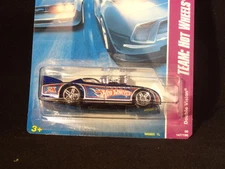 HW HOT WHEELS 2008 HW RACING SERIES #3/4 DOUBLE VISION HOTWHEELS VARIATION BLUE