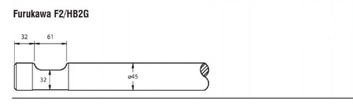 Heavy Equipment Conical Moilpoint für Furukawa HB2G - Bild 1 von 3