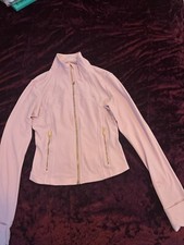 LULULEMON DEFINE JACKET CROPPED NULU PINK ORGANZA/GOLD 0-2-4-6-8-10-12-14 NWT