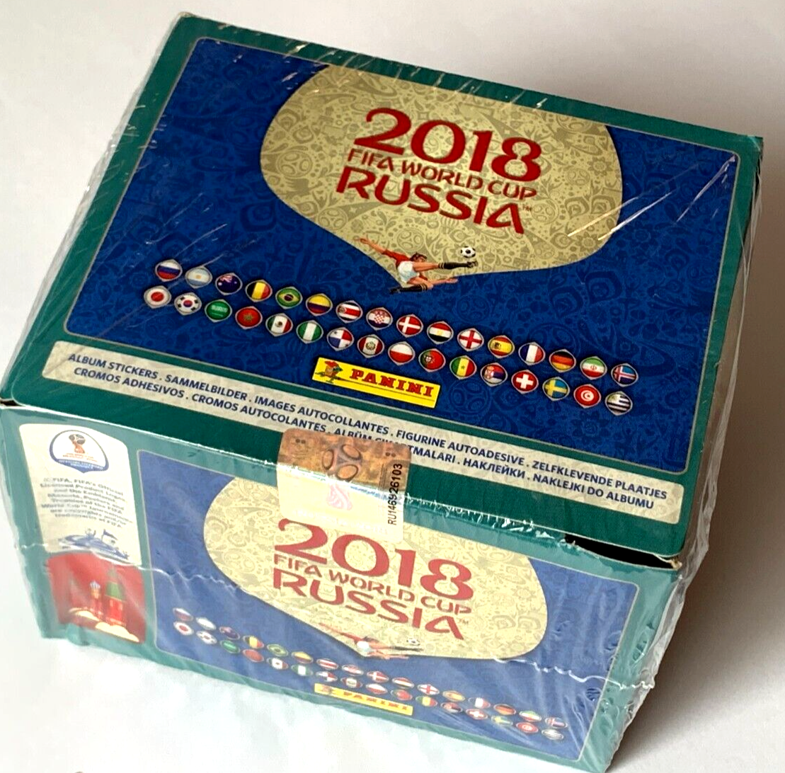 2018 FIFA World Cup RUSSIA Panini - BOX (104 SEALED PACK) Stickers