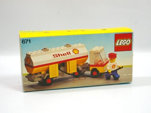 LEGO 671 Shell Pompa paliwa Vintage City Series 1978 - Zdjęcie 1 z 5