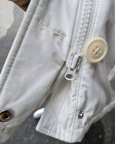 Parka de plumón nórdico J.Crew para mujer grande blanca aislante imitación piel capucha abrigo de invierno  - Imagen 15 de 21