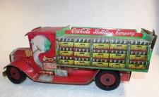 Coca-Cola Spielzeug Auto Lastwagen Kartonmodell 1986 USA toy truck lasertec