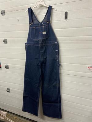 Vintage JC Penney Big Mac Square Bak Blue Jeans Carpenter Bib
