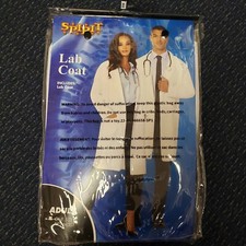 BRAND NEW, Lab coat costume, Spirit Halloween, one size fits all