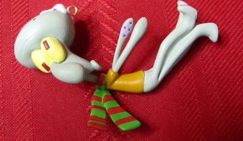 3 SpongeBob SquarePants Patrick Squidward Christmas Ornament Snowball Fight 2005 - Picture 5 of 12