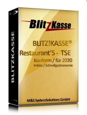 Kassensoftware Blitzkasse Restaurant S für CAFE RESTAURANT MENZA bis 25 Tische