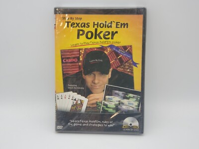 Step by Step Texas Hold Em 'Em Poker DVD 2005 - New, Sealed - Devin Armstrong