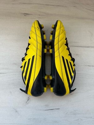Adidas F50 Adizero Lea Yellow Football Cleats Boots US10 1/2