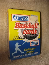 1988 Topps Revco League Leaders Complete 33 Card Set MLB baseball